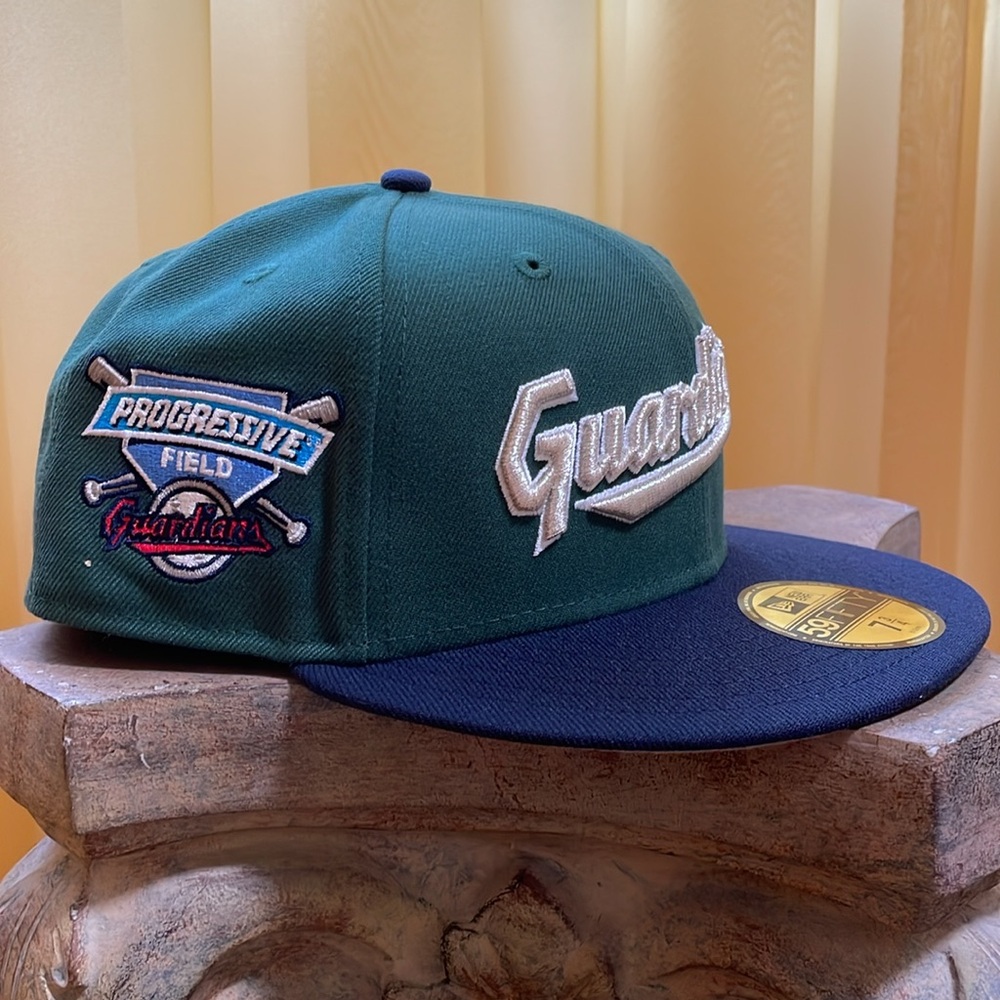 New Era Cleveland Guardians Indians 59FIFTY Cap 7 3/4 MLB Baseball Cap (New) - Picture 5 of 11